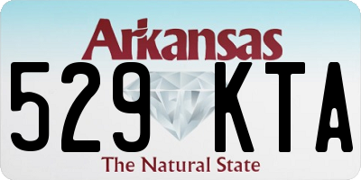 AR license plate 529KTA