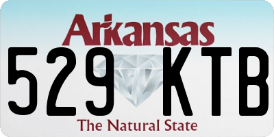 AR license plate 529KTB