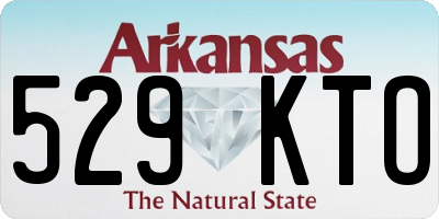 AR license plate 529KTO