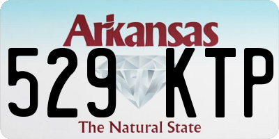 AR license plate 529KTP
