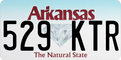 AR license plate 529KTR