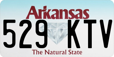AR license plate 529KTV