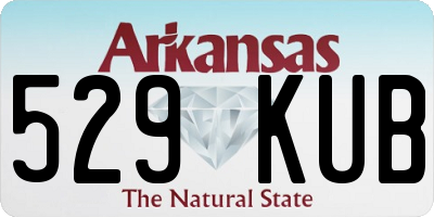 AR license plate 529KUB