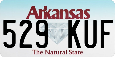 AR license plate 529KUF