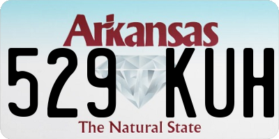 AR license plate 529KUH