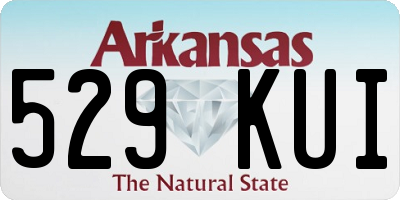 AR license plate 529KUI