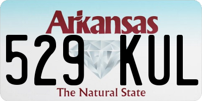 AR license plate 529KUL