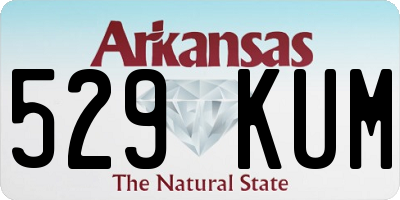 AR license plate 529KUM