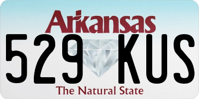 AR license plate 529KUS