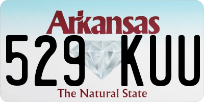 AR license plate 529KUU