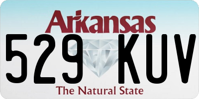 AR license plate 529KUV