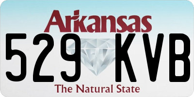 AR license plate 529KVB