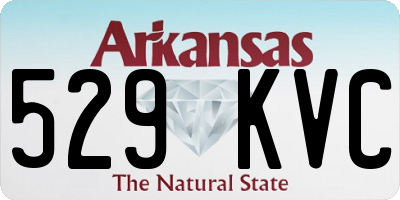 AR license plate 529KVC