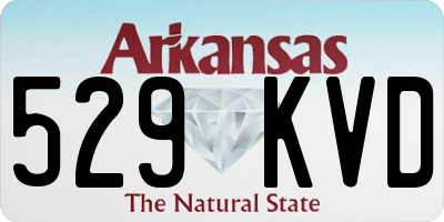 AR license plate 529KVD