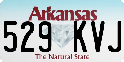 AR license plate 529KVJ