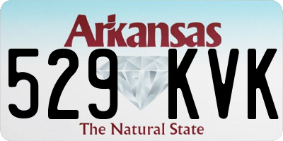 AR license plate 529KVK