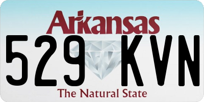 AR license plate 529KVN