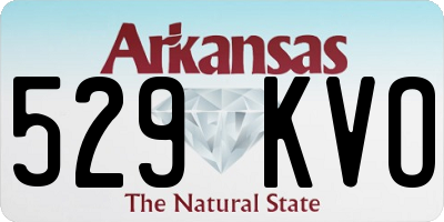 AR license plate 529KVO