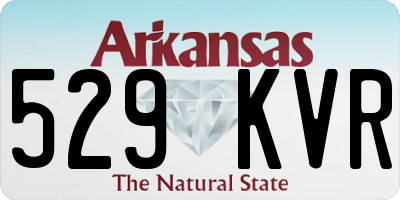AR license plate 529KVR