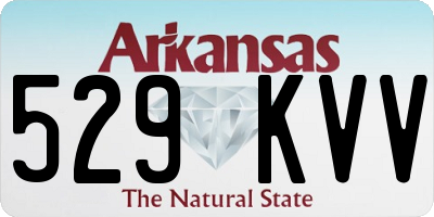 AR license plate 529KVV