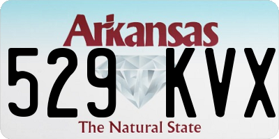 AR license plate 529KVX