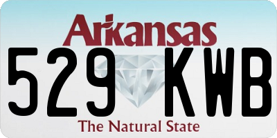AR license plate 529KWB