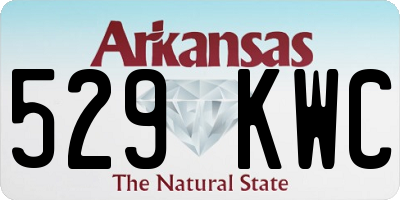 AR license plate 529KWC