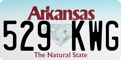 AR license plate 529KWG