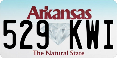 AR license plate 529KWI
