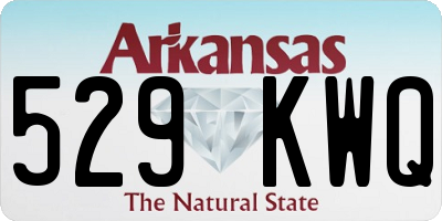 AR license plate 529KWQ
