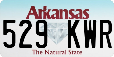 AR license plate 529KWR