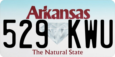 AR license plate 529KWU