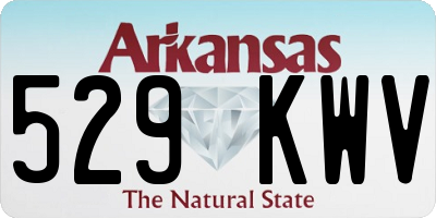 AR license plate 529KWV