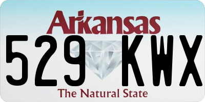 AR license plate 529KWX