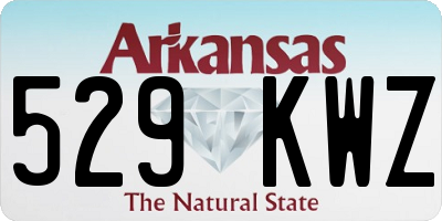 AR license plate 529KWZ