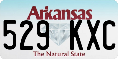 AR license plate 529KXC