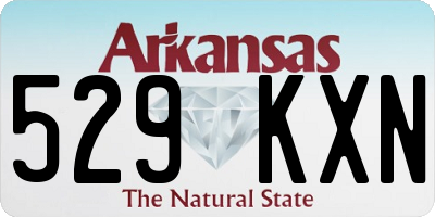 AR license plate 529KXN