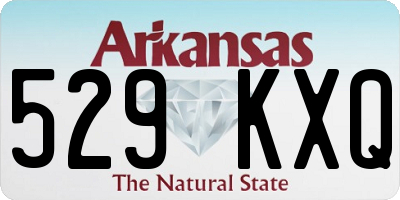 AR license plate 529KXQ