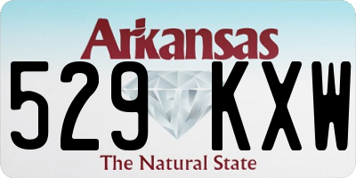 AR license plate 529KXW