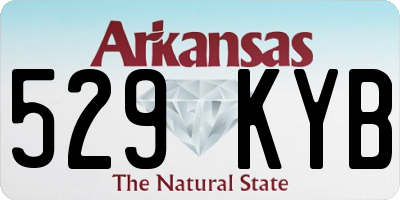 AR license plate 529KYB