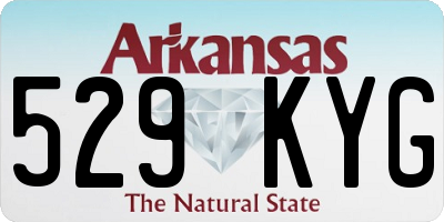 AR license plate 529KYG