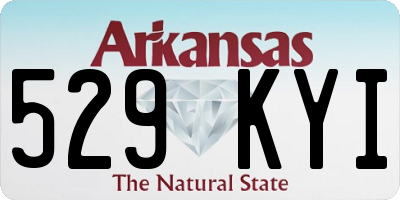 AR license plate 529KYI