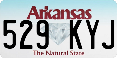 AR license plate 529KYJ