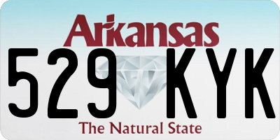 AR license plate 529KYK
