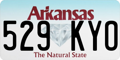 AR license plate 529KYO