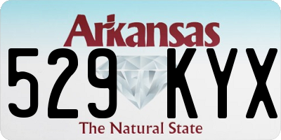 AR license plate 529KYX