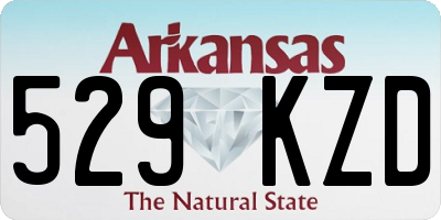 AR license plate 529KZD