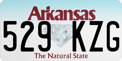 AR license plate 529KZG