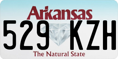 AR license plate 529KZH