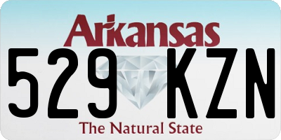 AR license plate 529KZN